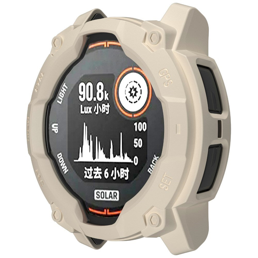 Garmin Instinct 3 Solar (45mm) Rugged Plast Deksel - Hvit