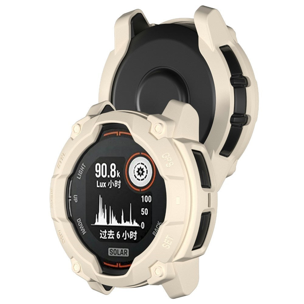 Garmin Instinct 3 Solar (50mm) Rugged Plast Deksel - Hvit