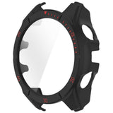 Garmin Tactix 8 AMOLED (51mm) Hardt Plast Deksel m. Beskyttelsesglass - Svart / Rød