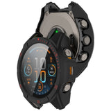 Garmin Tactix 8 AMOLED (47mm) Hardt Plast Deksel m. Beskyttelsesglass - Svart / Rød