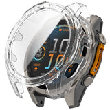 Garmin Tactix 8 AMOLED (47mm) Hardt Plast Deksel m. Beskyttelsesglass - Gjennomsiktig