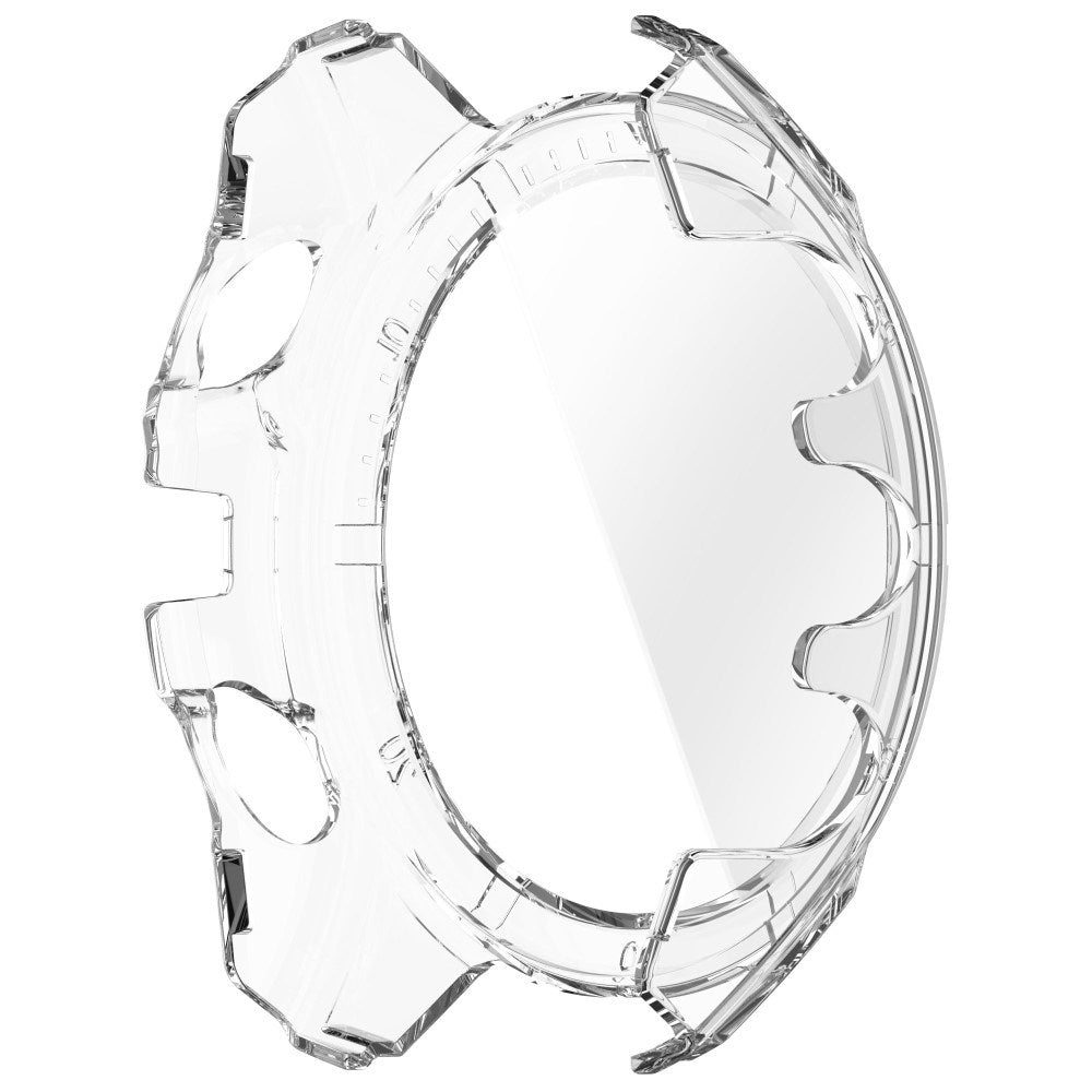 Garmin Tactix 8 AMOLED (47mm) Hardt Plast Deksel m. Beskyttelsesglass - Gjennomsiktig