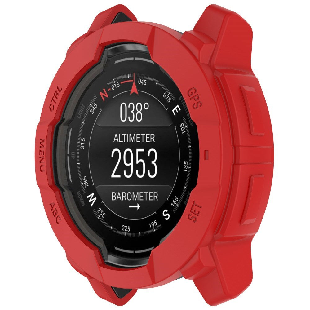 Garmin Instinct E (45mm) Bumper Silikon Deksel - Rød