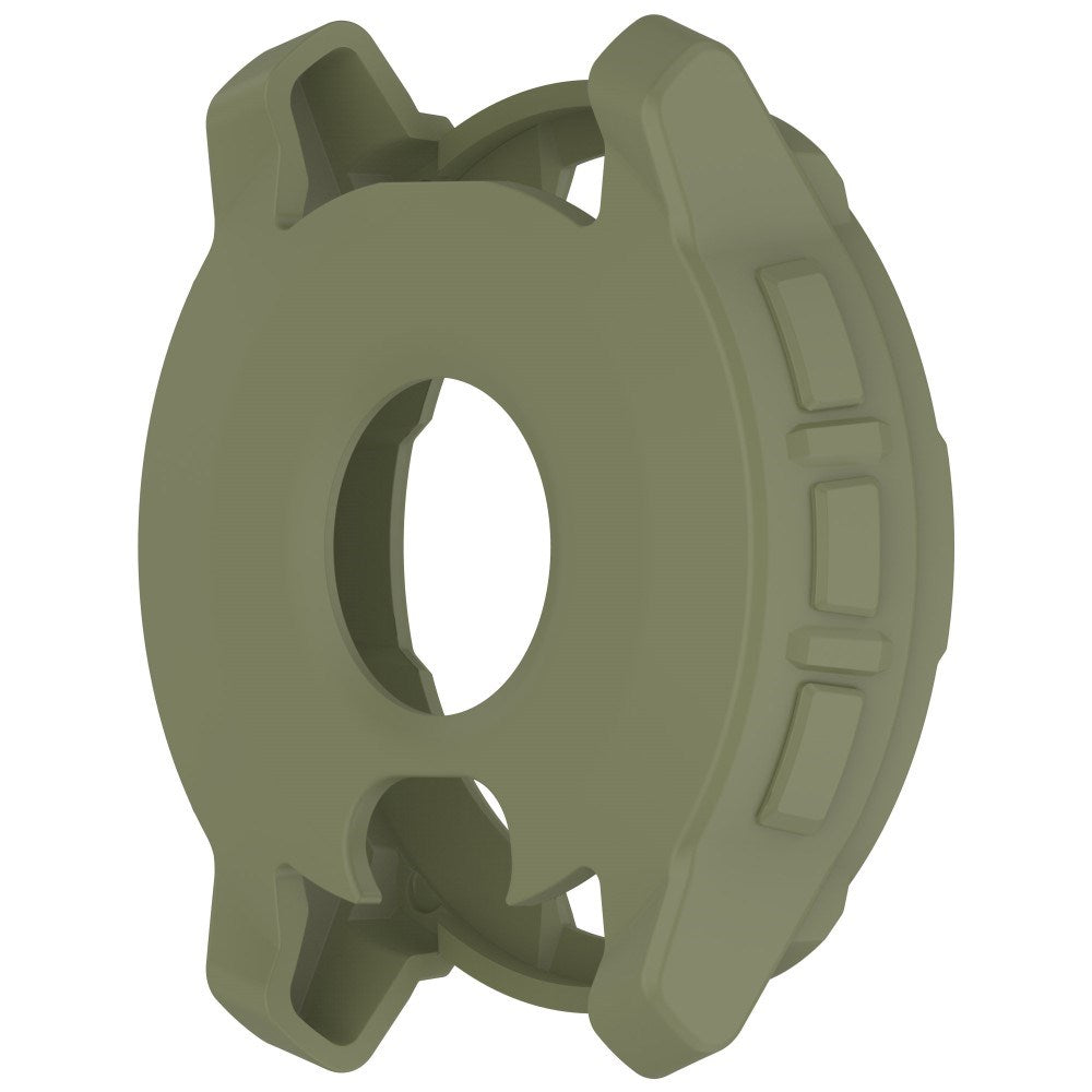 Garmin Instinct 3 AMOLED / Solar (45mm) Bumper Silikon Deksel - Army Grønn