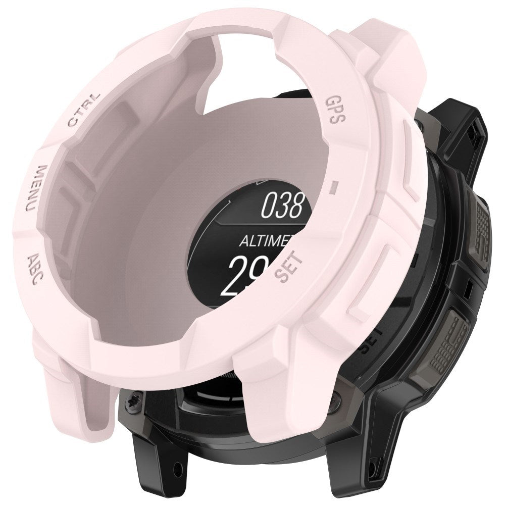 Garmin Instinct 3 AMOLED / Solar (45mm) Bumper Silikon Deksel - Rosa