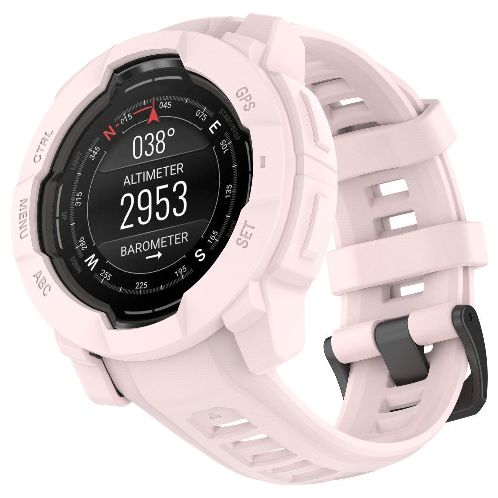 Garmin Instinct 3 AMOLED / Solar (45mm) Bumper Silikon Deksel - Rosa