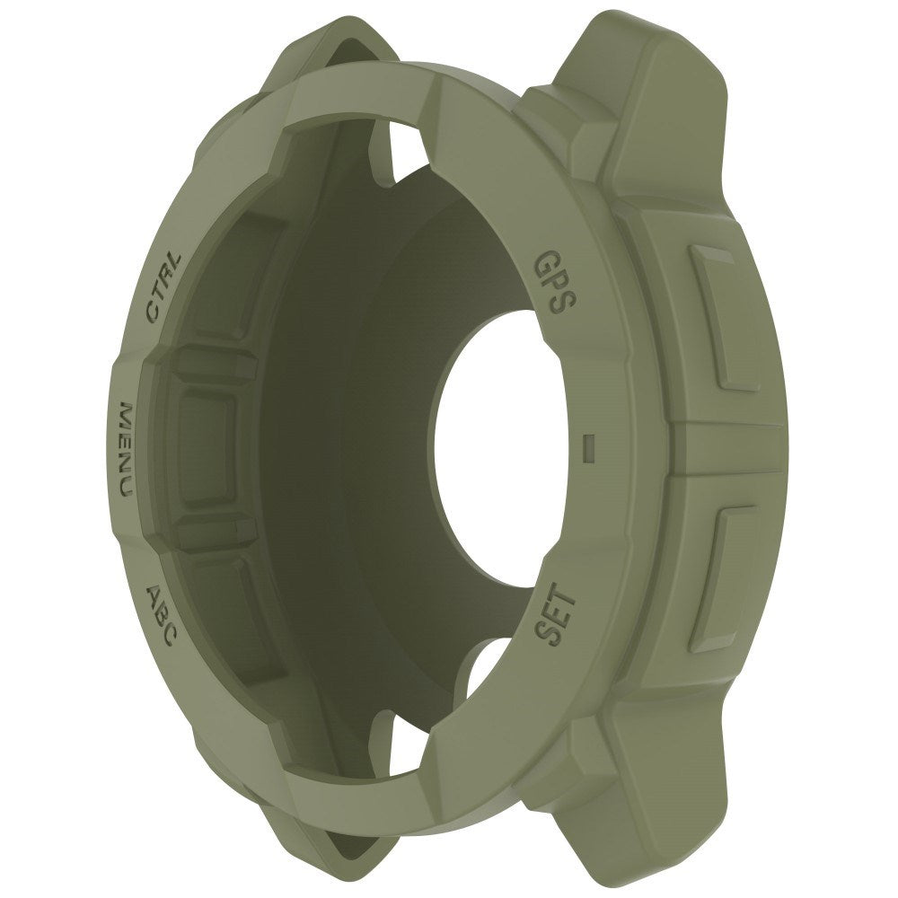 Garmin Instinct 3 AMOLED / Solar (50mm) Bumper Silikon Deksel - Army Grønn