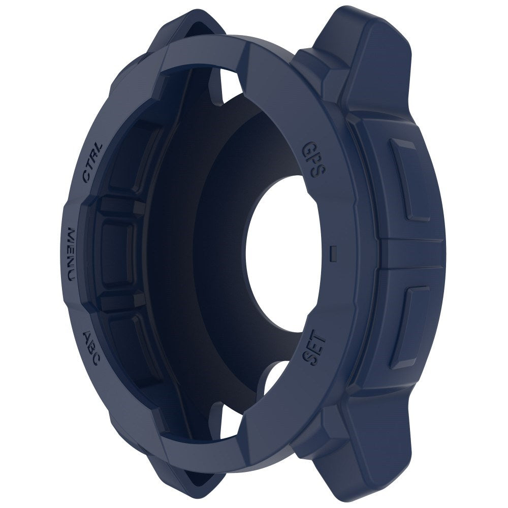Garmin Instinct 3 AMOLED / Solar (50mm) Bumper Silikon Deksel - Blå