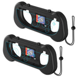Ergonomisk Holder for Nintendo Switch 2 Kontroller - 2 stk - Svart