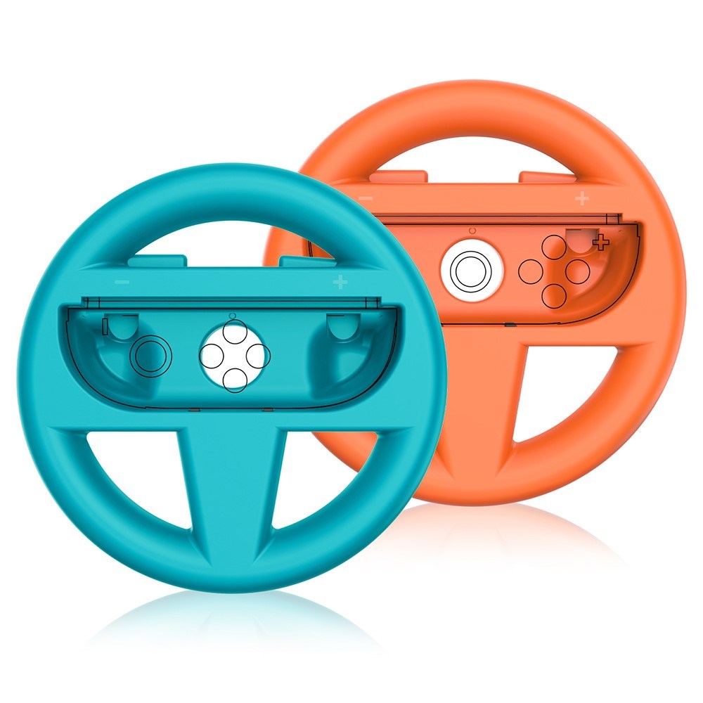Racerrotte for Nintendo Switch 2 Kontroller - 2 stk - Blå / Oransje
