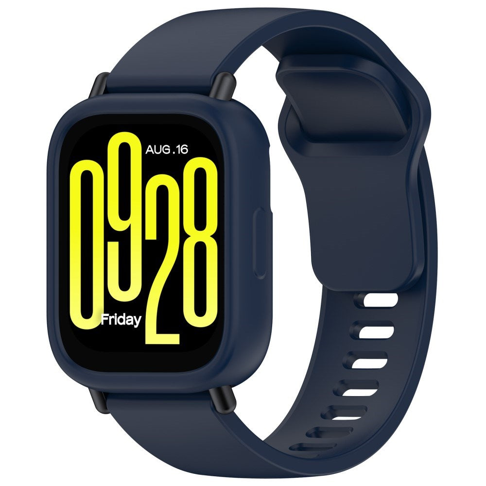 Xiaomi Redmi Watch 5 Active Bumper Silikon Deksel - Blå
