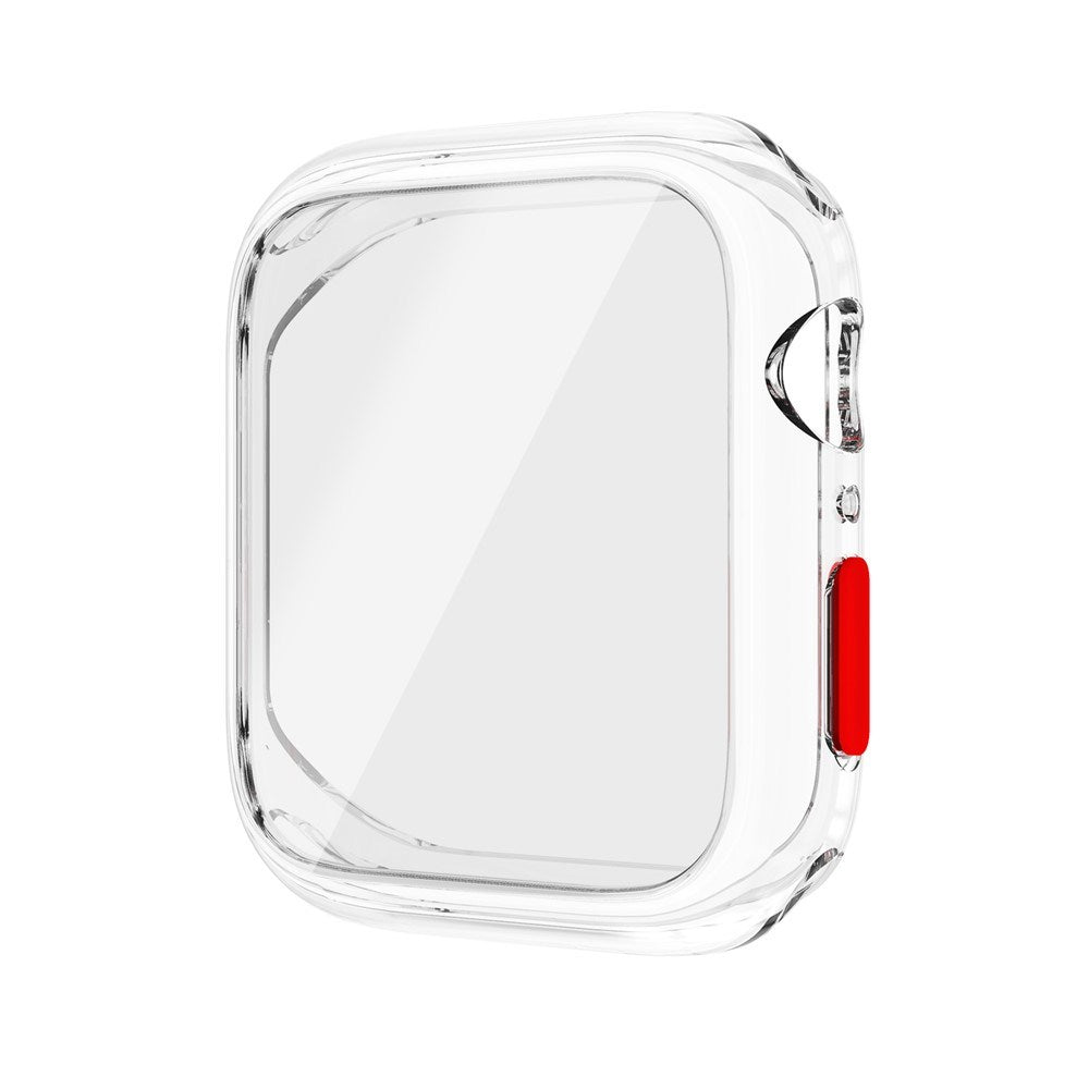 Apple Watch SE / 6 / 5 / 4 (44mm) Fleksibelt Plast Deksel m. Herdet Skjermbeskyttelsesglass - Gjennomsiktig