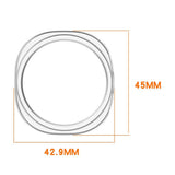 Samsung Galaxy Watch 8 (40 mm) Semi-Enclosed Hard Plast Deksel – Gjennomsikitig