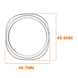 Samsung Galaxy Watch 8 (44 mm) Semi-Enclosed Hard Plast Deksel – Svart