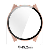 Garmin Forerunner 570 (42mm) Deksel med Skjermbeskytter i Herdet Glass - Gjennomsiktig