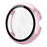 Google Pixel Watch 4 (45 mm) Hard Plast Deksel med Innebygd Skjermbeskytter – Rosa