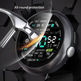 Google Pixel Watch 4 (45 mm) Hard Plast Deksel med Innebygd Skjermbeskytter – Gjennomsiktig