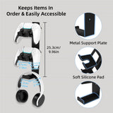 Veggmontert Stativ for Kontrollere / Headset - Svart