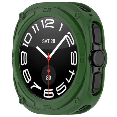 Samsung Galaxy Watch Ultra 2 (47mm) Fleksibelt Plast Armor Deksel - Grønn