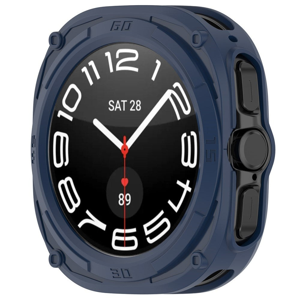 Samsung Galaxy Watch Ultra 2 (47mm) Fleksibelt Plast Armor Deksel - Blå