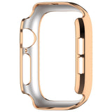 Apple Watch Series 12 (46mm) Hardt Plast Deksel - Rose Gold & Rhinsten