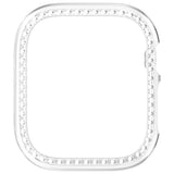 Apple Watch Series 12 (46mm) Hardt Plast Deksel - Gjennomsiktig & Rhinsten