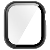 Apple Watch Series 12 (46mm) Hardt Plast Deksel med Innebygd Skjermbeskyttelsesglass - Svart
