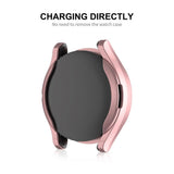 Samsung Galaxy Watch 5 (44mm) Deksel i Hardplast m. Innebygd Skjermbeskytter - Gjennomsiktig