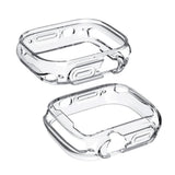 Apple Watch Ultra 3/2/1 (49mm) Fleksibelt TPU Plast Deksel med Forsterkning rundt Knappene – Gjennomsiktig