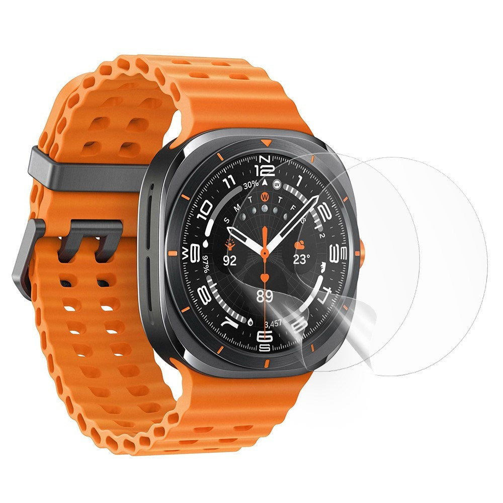Samsung Galaxy Watch Ultra (47mm) Beskyttelsesfilm – 2 stk – Gjennomsiktig