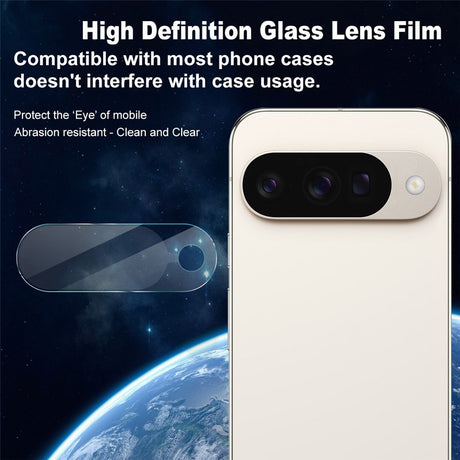 IMAK Google Pixel 10 Kameralinsebeskytter - Herdet Glass - Gjennomsiktig
