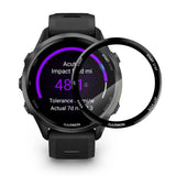 NORTHJO Garmin Forerunner 970 Skjermbeskytter - Gjennomsiktig / Svart Kant