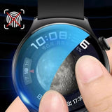 Google Pixel Watch 4 (45mm) Skjermbeskytter - Gjennomsiktig / Svart Kant