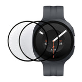 Samsung Galaxy Watch 9 (44mm) Beskyttelsesfilm - 2 stk - Gjennomsiktig / Svart Kant