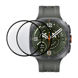 Samsung Galaxy Watch Ultra 2 (47mm) Beskyttelsesfilm - 2 stk - Gjennomsiktig / Svart Kant