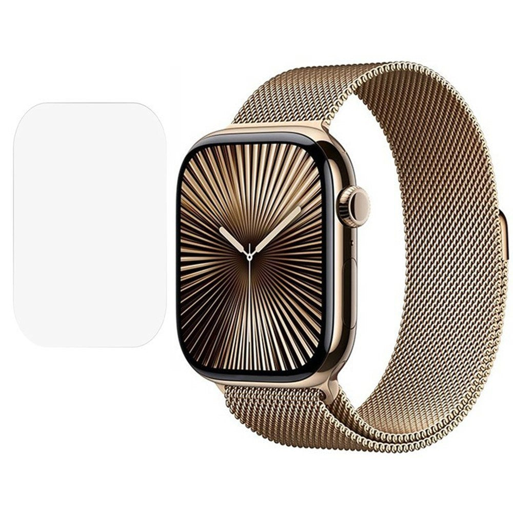 Apple Watch 12 (42mm) Full Fit Beskyttelsesfilm - Gjennomsiktig