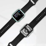 Apple Watch Ultra 4/3/2/1 (49mm) Hard Plastic Case m. Innebygd Skjermbeskyttelse - Grønn / Sølv