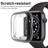 Apple Watch Ultra 3 / 2 / 1 (49mm) Fleksibelt Plast Deksel m. Skjermbeskyttelse - Svart
