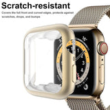 Apple Watch Ultra 3 / 2 / 1 (49mm) Fleksibelt Plast Deksel m. Skjermbeskyttelse - Gull