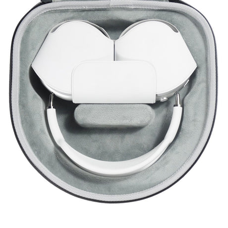 Apple AirPods Max / Max 2 Stoff Reisetui med Fôr - Svart