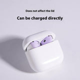 Silikon Deksel for Apple AirPods (4. gen.) Ørepropper - Gjennomsiktig