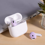 Silikon Deksel for Apple AirPods (4. gen.) Ørepropper - Lilla