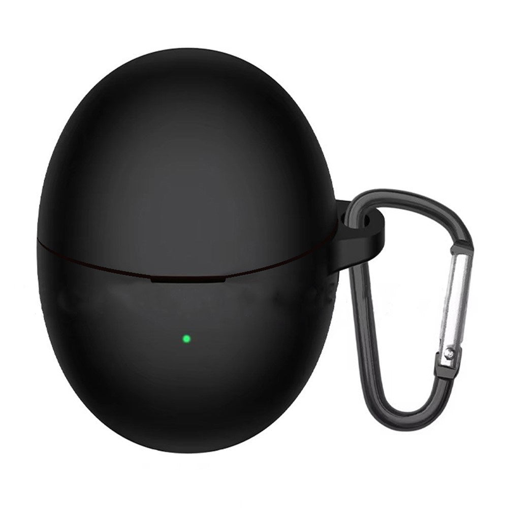 Huawei FreeBuds 6 Silikondeksel med Karabinkrok – Svart