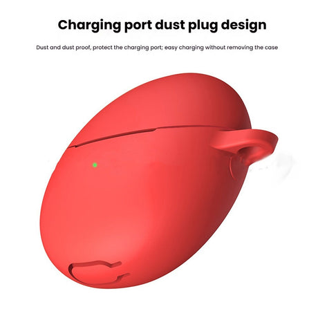 Huawei FreeBuds 6 Silikondeksel med Karabinkrok – Lavendel