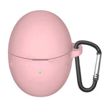 Huawei FreeBuds 6 Silikondeksel med Karabinkrok – Rosa