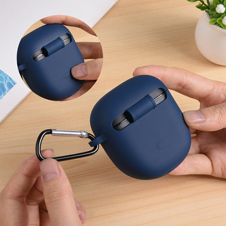 Bose QuietComfort Earbuds II Silikondeksel med Karabinkrok – Mørk Blå