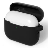Apple AirPods Pro (3. gen.) Silikon Deksel med Karabinkrok – Svart