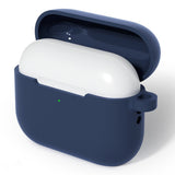 Apple AirPods Pro (3. gen.) Silikon Deksel med Karabinkrok – Mørk Blå