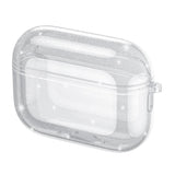 Apple AirPods Pro (3. gen.) Transparent Fleksibelt Plast Deksel - Gjennomsiktig / Glitter