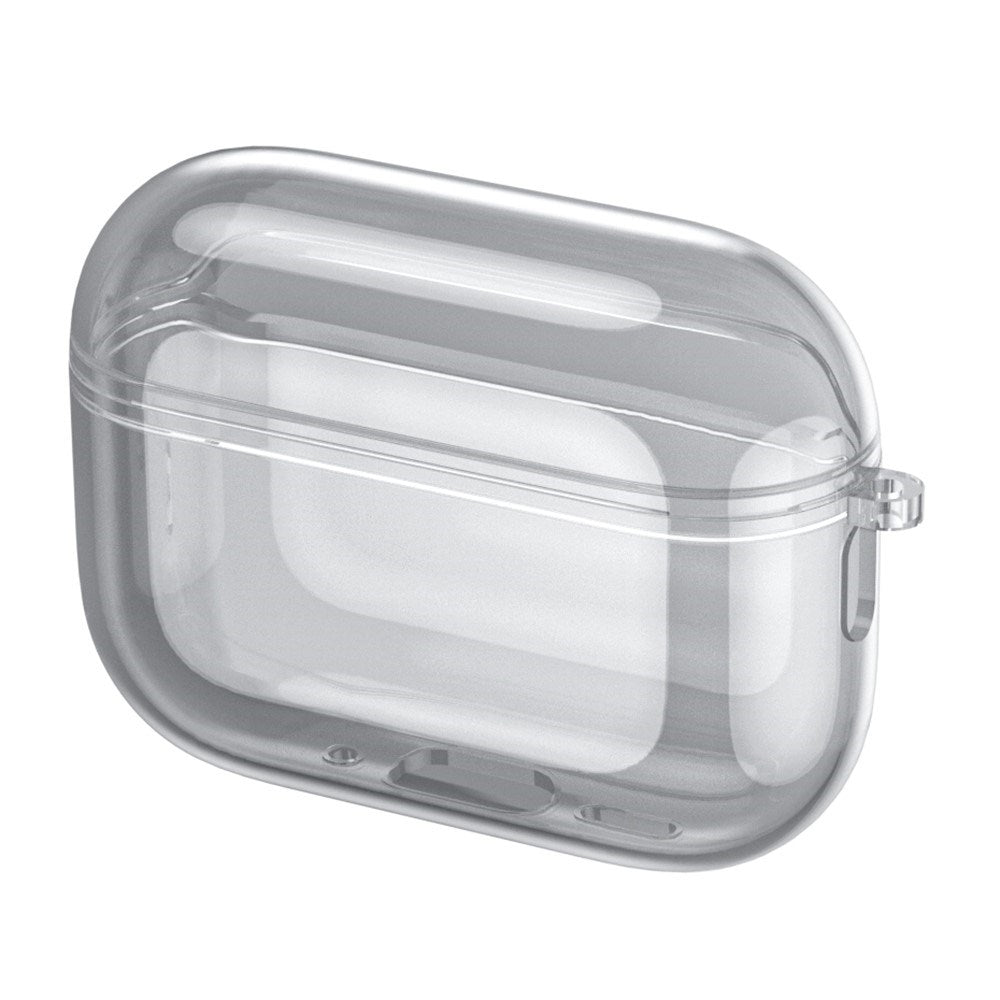 Apple AirPods Pro (3. gen.) Transparent Fleksibelt Plast Deksel - Gjennomsiktig / Svart